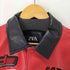 ザラ ZARA FAUX LEATHER JACKET WITH PATCHES フェイクレザーレーシングジャケット メンズ import:S