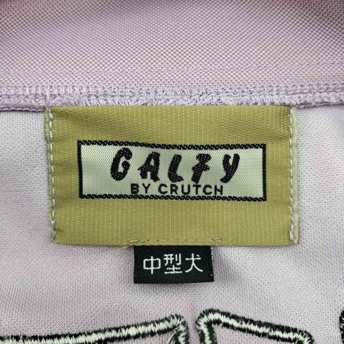 ガルフィー GALFY 両面刺繍 レオパード柄 ギラギラ卍 SETUP2 ポリエステル S/S ジップアップ スタンドネック ジャケット ジップフライ ドローコード ジャージ パンツ メンズ L