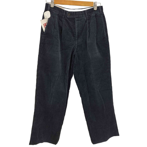 バーバリーズ BURBERRYS 90S 2タック ワイド ストレート コーデュロイ パンツ メンズ 79
