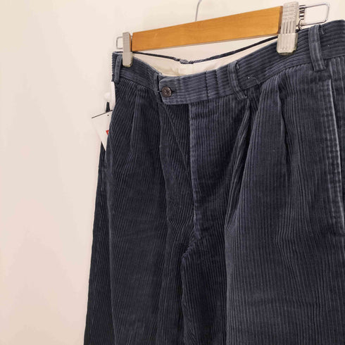 バーバリーズ BURBERRYS 90S 2タック ワイド ストレート コーデュロイ パンツ メンズ 79