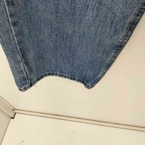 セレクトモカ SELECT MOCA ハイウエストダメージヘムストレートデニムパンツ レディース JPN:L