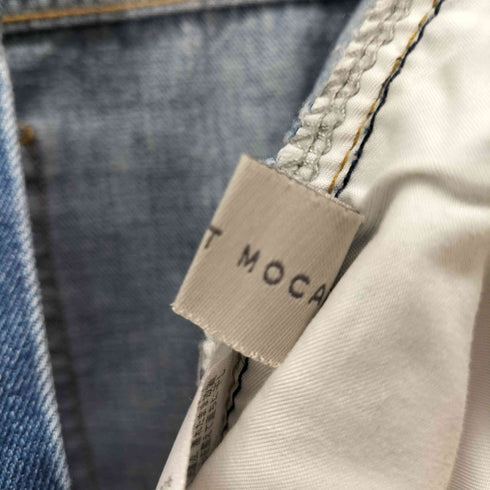 セレクトモカ SELECT MOCA ハイウエストダメージヘムストレートデニムパンツ レディース JPN:L