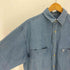 ティンバーランド Timberland 90S WEATHERGEAR ロゴ 刺繍 L/S デニム シャツ メンズ import:S