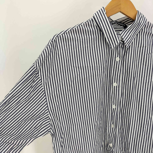 ザラ ZARA ストライプ L/S シャツ レディース import:M