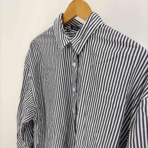 ザラ ZARA ストライプ L/S シャツ レディース import:M