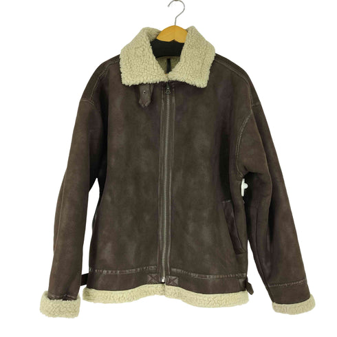 ハルハム HALHAM フェイクムートン B-3 ジャケット レディース JPN:L