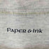 paper&ink バックプリントTシャツ メンズ