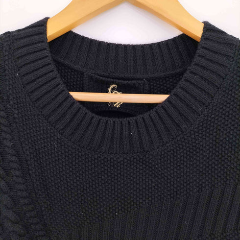 オズモーシス OSMOSIS ニット切替ブラウス レディース ONE SIZE