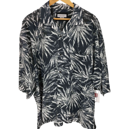 メゾンスペシャル MAISON SPECIAL Sheer Print Prime-Over Short Sleeve Open Collar Shirt メンズ JPN:2