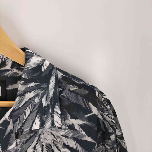 メゾンスペシャル MAISON SPECIAL Sheer Print Prime-Over Short Sleeve Open Collar Shirt メンズ JPN:2