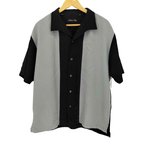 MILANA BAY 90S 2トーン オープンカラー 白ステッチ キューバシャツ S/S メンズ JPN:XL