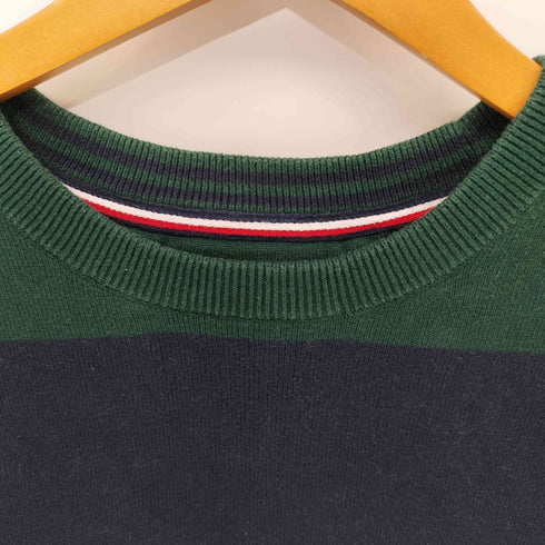 トミーヒルフィガー TOMMY HILFIGER ボーダー L/S コットン ニット メンズ L/G