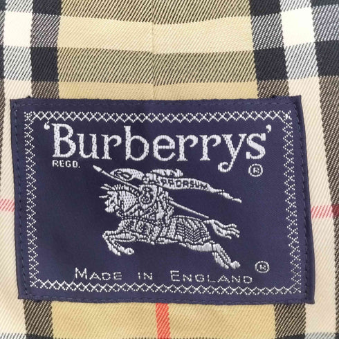 バーバリーズ BURBERRYS イングランド製 裏地ノバチェック ステンカラーコート メンズ