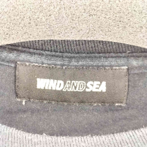 ウィンダンシー WIND AND SEA 袖スカルプリント 両面プリント L/S TEE メンズ JPN:S