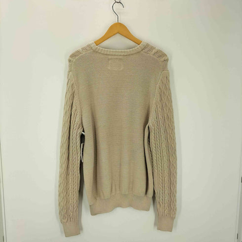 セントジョンズベイ STJOHNS BAY 00s ケーブルコットンニット メンズ import:M
