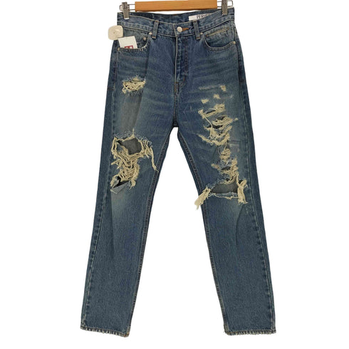 パーバーズ PERVERZE クラッシュデニムパンツ レディース JPN:0