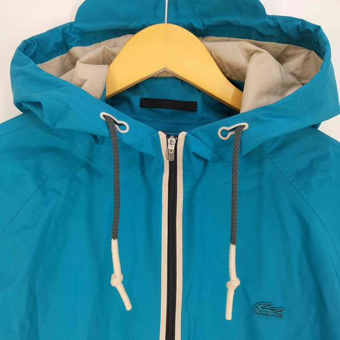 ラコステ LACOSTE 撥水透湿ハーフジッププルオーバージャケット メンズ import:L
