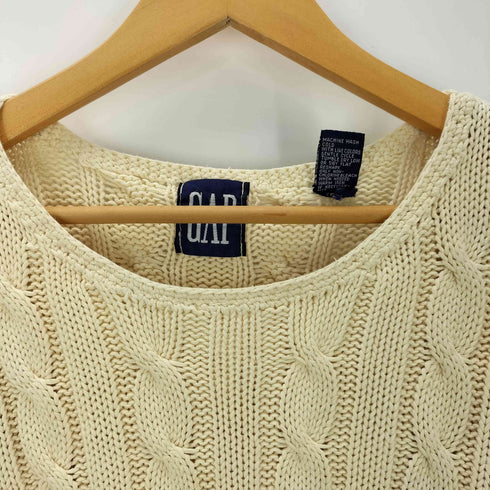 ギャップ Gap 90s OLD GAP ケーブル コットンニット メンズ import:L