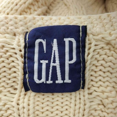 ギャップ Gap 90s OLD GAP ケーブル コットンニット メンズ import:L