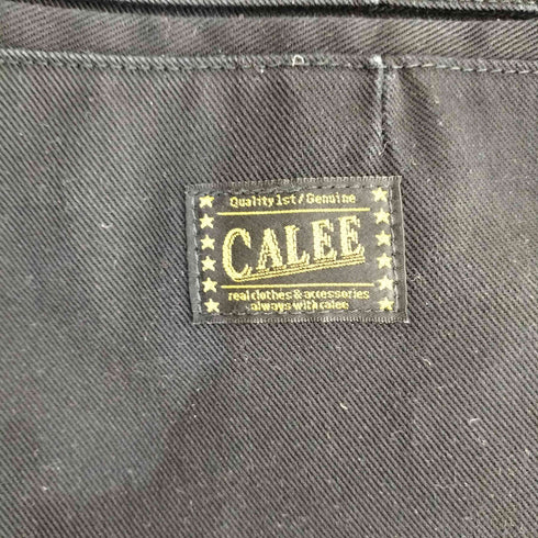 キャリー CALEE コットンポリ UNIVERSALジップ ワークパンツ メンズ JPN:M