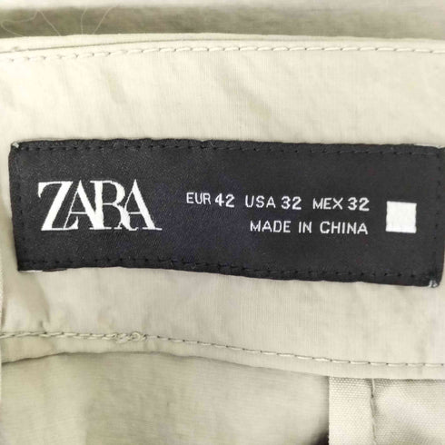 ザラ ZARA ダクト付きハイテク生地パンツ メンズ 42