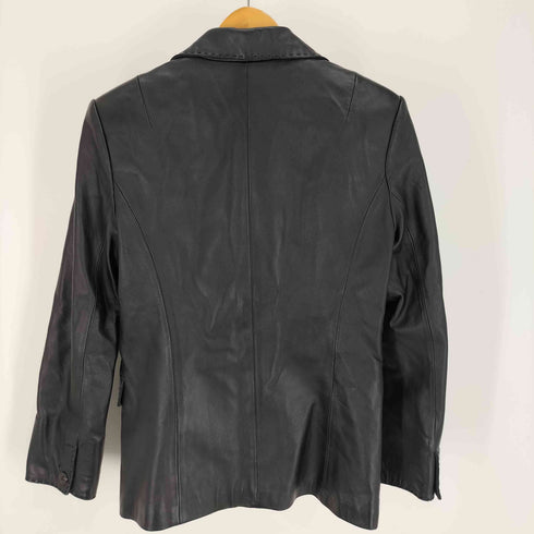 バルマンパリ BALMAIN PARIS シープレザー 3B テーラード ジャケット レディース JPN:9号