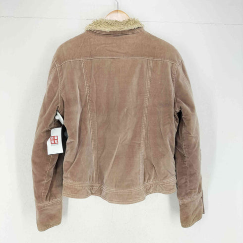 ギャップ Gap STRETCH 00S 襟ボアベロアジップブルゾン メンズ S