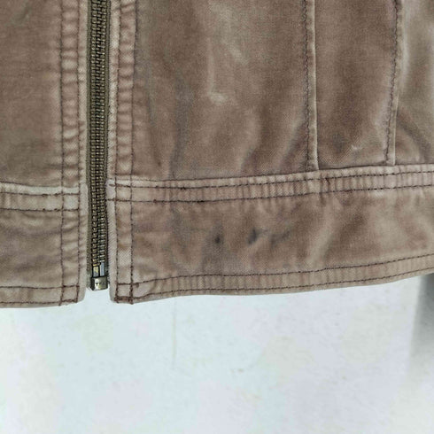 ギャップ Gap STRETCH 00S 襟ボアベロアジップブルゾン メンズ S