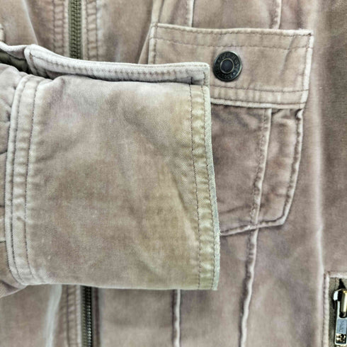 ギャップ Gap STRETCH 00S 襟ボアベロアジップブルゾン メンズ S