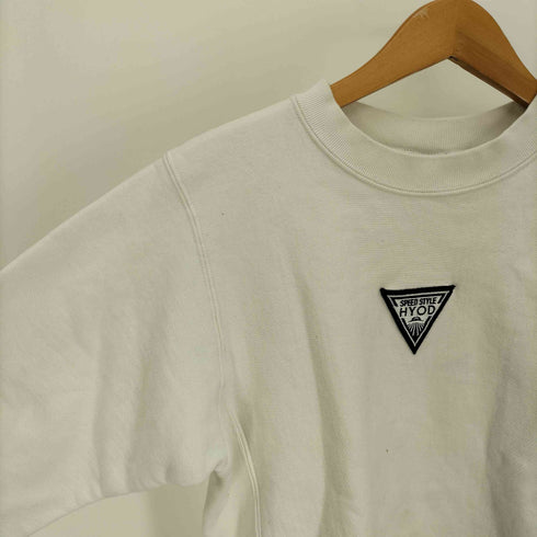 TRUSS ボディ HYOD 3/4 SLEEVE SHIRT EMBLEM 裏起毛 スウェット トレーナー メンズ import:M