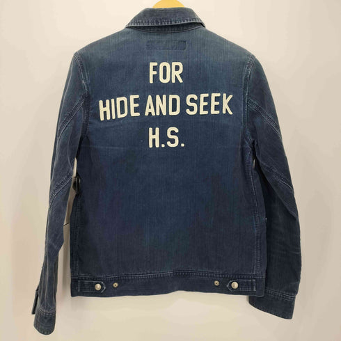 ハイドアンドシーク HIDE AND SEEK ジップアップ コーデュロイジャケット メンズ