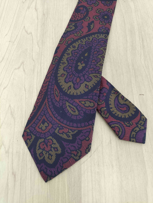 ジバンシィ GIVENCHY GENTLEMAN PARIS ペイズリー柄シルクネクタイ メンズ