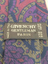 ジバンシィ GIVENCHY GENTLEMAN PARIS ペイズリー柄シルクネクタイ メンズ