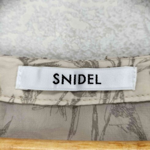 スナイデル snidel 22AW フリルプリーツプリントワンピース レディース JPN:1