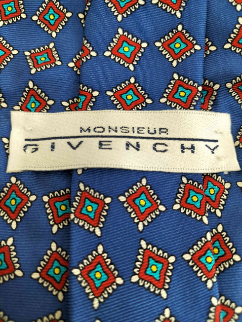 ジバンシィ GIVENCHY MONSIEUR 小紋柄シルクネクタイ メンズ