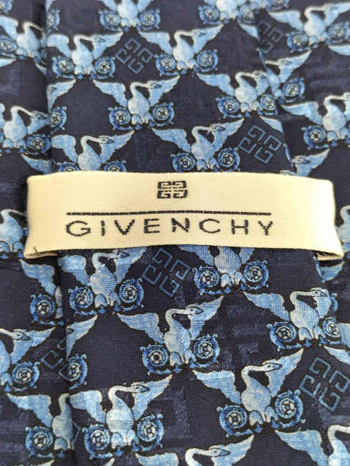 ジバンシィ GIVENCHY MONSIEUR 総柄シルクネクタイ メンズ