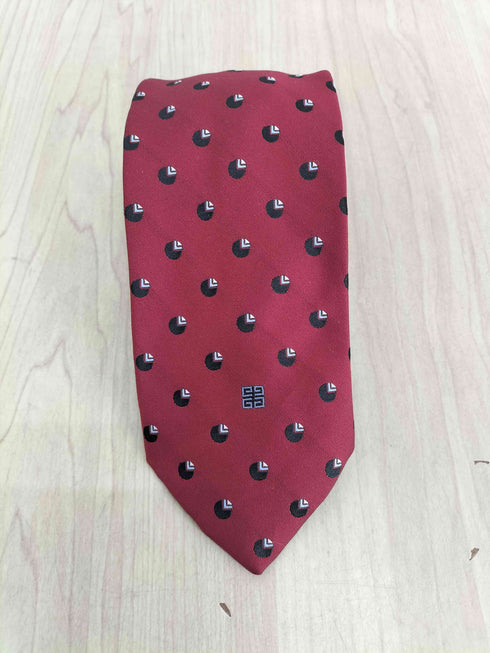ジバンシィ GIVENCHY MONSIEUR 総柄シルクネクタイ メンズ