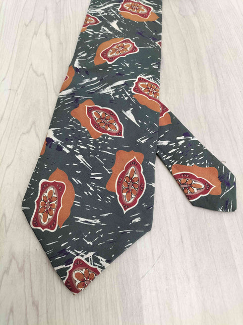 ジバンシィ GIVENCHY MONSIEUR 総柄シルクネクタイ メンズ