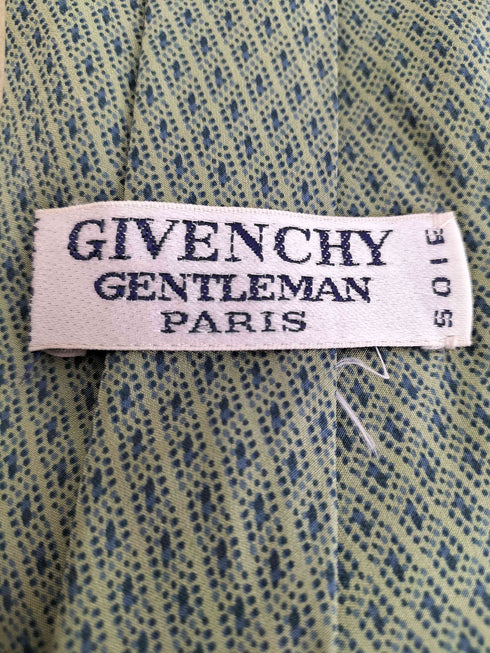 ジバンシィ GIVENCHY GENTLEMAN PARIS 総柄シルクネクタイ メンズ