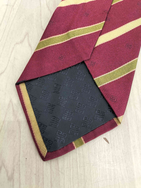 ジバンシィ GIVENCHY GENTLEMAN PARIS ストライプ柄シルクネクタイ メンズ