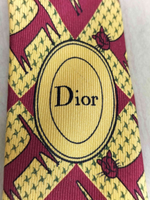 クリスチャンディオール Christian Dior 総柄ネクタイ メンズ