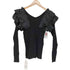リエンダ rienda 21AW ショルダーダブルフリルKnit TOP レディース FREE