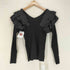 リエンダ rienda 21AW ショルダーダブルフリルKnit TOP レディース FREE