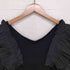 リエンダ rienda 21AW ショルダーダブルフリルKnit TOP レディース FREE