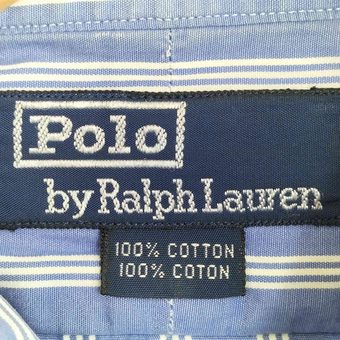 ポロラルフローレン POLO RALPH LAUREN 襟芯 ストライプ シャツ メンズ 15 1/2 - 33