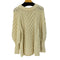 エピヌ epine arm volume cable knit レディース