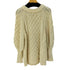 エピヌ epine arm volume cable knit レディース