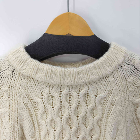 エピヌ epine arm volume cable knit レディース