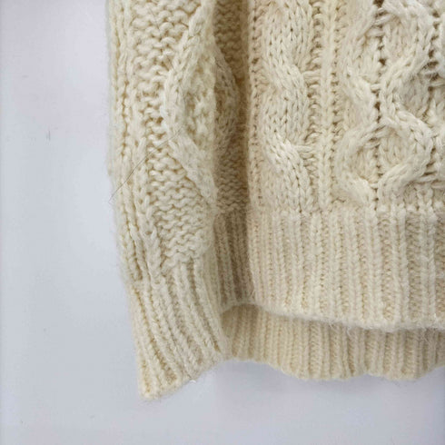 エピヌ epine arm volume cable knit レディース