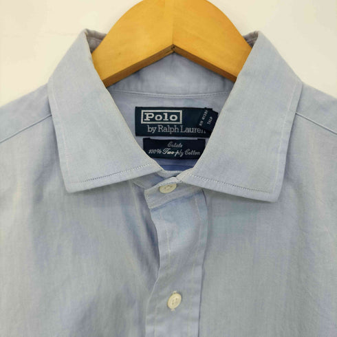 ポロバイラルフローレン Polo by RALPH LAUREN Estate 100% Two-Ply COTTON ワイドカラー シャツ メンズ 42-84